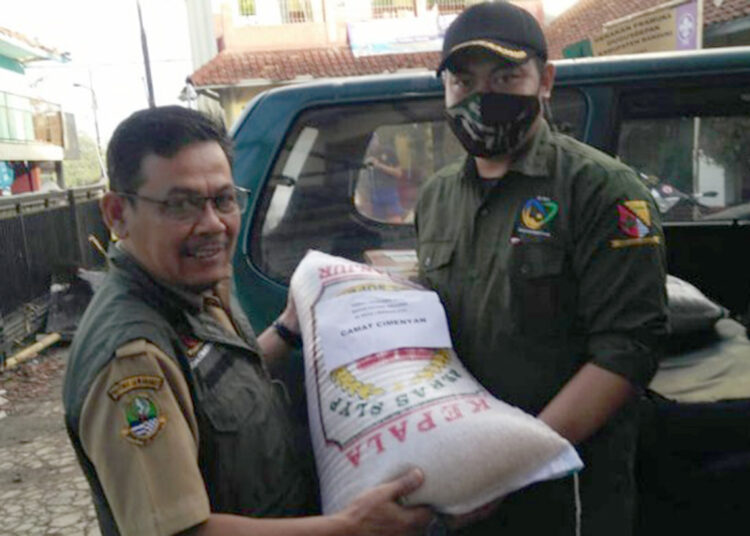 Akibat Puting Beliung, Muspika Cimenyan Amankan Lokasi Bencana dan Dirikan Posko Darurat