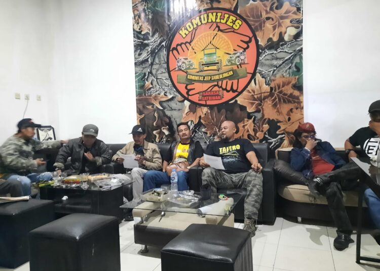 Komunitas Jeep Sabilulungan Gelar Rapat Evaluasi
