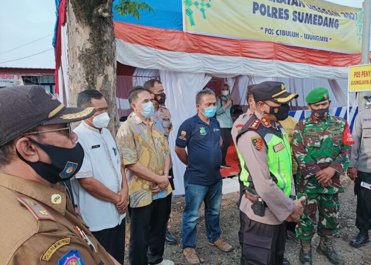 Operasi Ketupat Lodaya 2021, Unsur Forkopimda Sumedang Terjun ke Lapangan