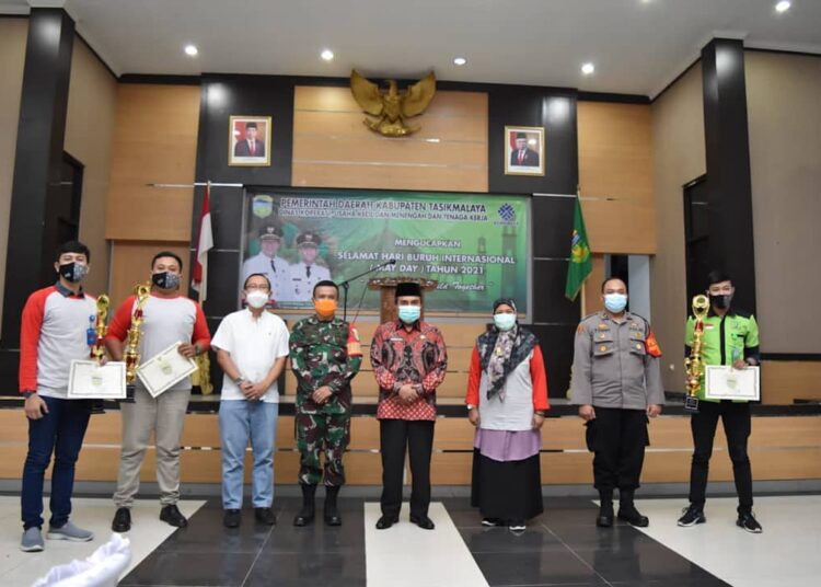 Peringatan Hari Buruh Sedunia Kabupaten Tasikmalaya 2021