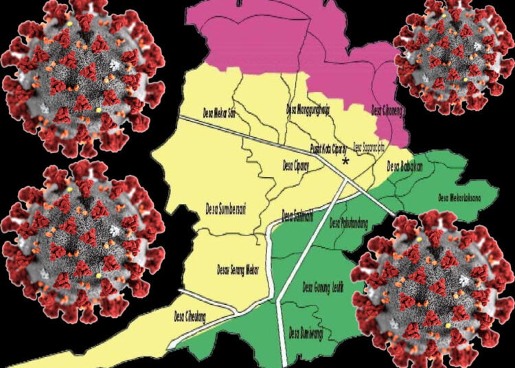 Ciparay Ungguli Kecamatan Lain di Kab. Bandung Dalam Kasus Terkonfirmasi Positip Covid 19 Per Hari Ini