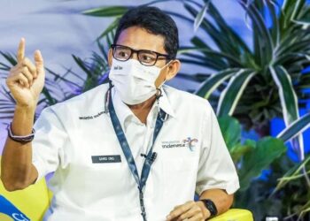 Menteri Pariwisata dan Ekonomi Kreatif (Menparekraf), Sandiaga Salahuddin Uno