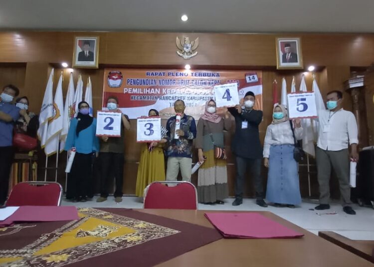 Lima Calkades Linggar Resmi Dapat Nomor Urut