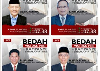 Antisivasi Kerumunan Warga, Penyampaian Visi Misi Calon Kades Disampaikan Melalui Saluran Radio