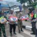 AKBP Eko Prasetyo Monitoring Pos Penyekatan Sekaligus Salurkan 210 Paket Sembako