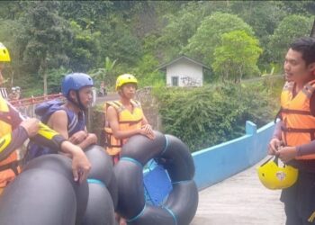 Tingkatkan Perekonomian, Bumdes Balegede Buka Wisata Arung Jeram Rafting dan Tubing
