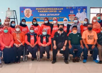 Pemdes Jatihurip Menggelar Vaksinasi Covid-19 Dosis 1