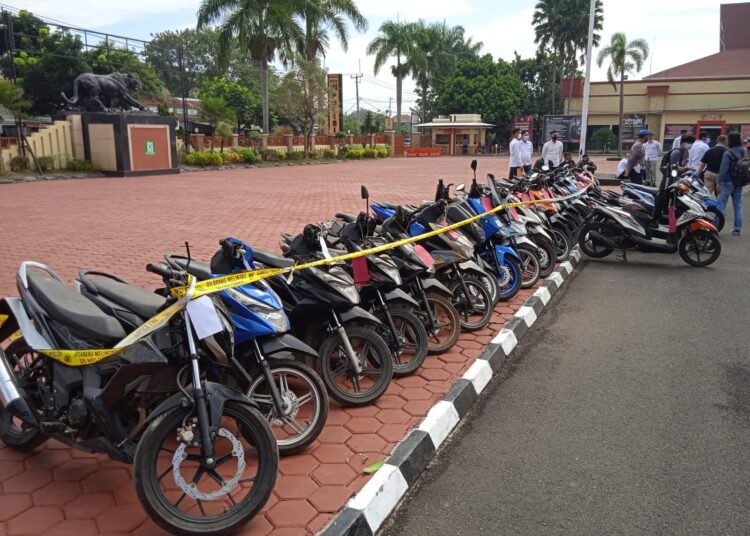 Polresta Bandung Ringkus Komplotan Pelaku Curanmor, 30 Motor Diamankan
