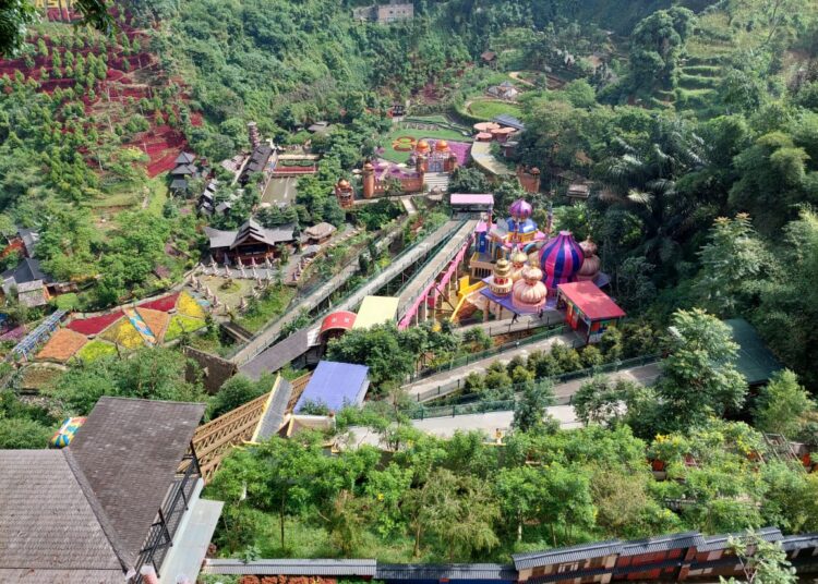 Objek Wisata The Great Asia Africa Lembang, Kabupaten Bandung Barat.