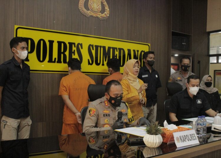 Polres Sumedang gelar Ungkap Tindak Pidana Curas Satu Unit Sepeda Motor