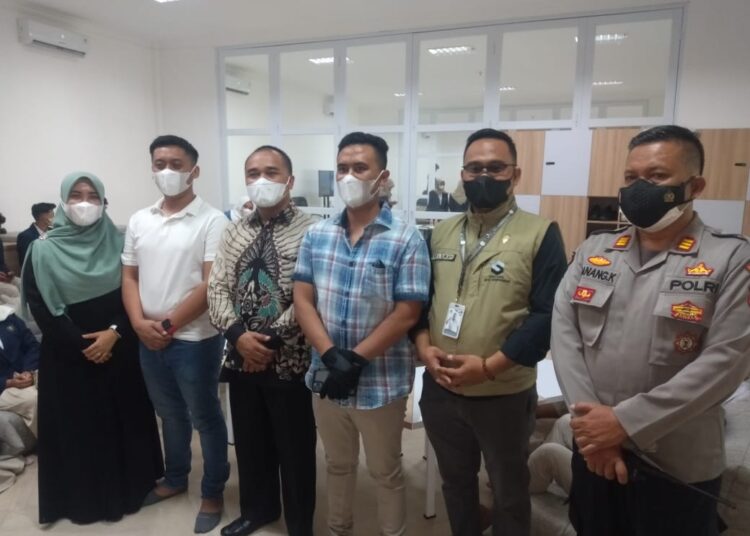 H. Sugianto Tinjau Vaksinasi Dosis 2, Kampus SMP SMK Skye Digipreneur Rancaekek