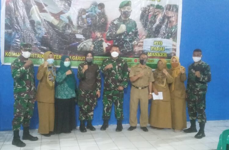 Desa Jatisari dan Koramil Karangpawitan Kejar Target Vaksin