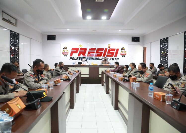 Kapolres Tasikmalaya Kota Menerima Kunker Tim Kompolnas