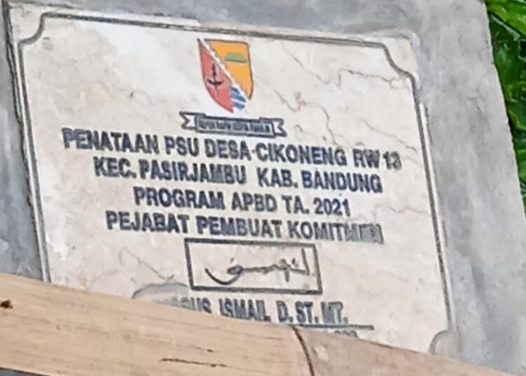Program Penataan PSU di Kabupaten Bandung Diduga Bermasalah
