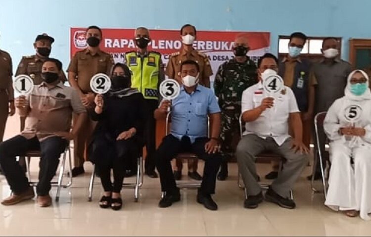 Panitia Pilkades Jatihurip Rapat Pleno Pengundian Nomor urut Calon Kades Periode 2021 – 2027