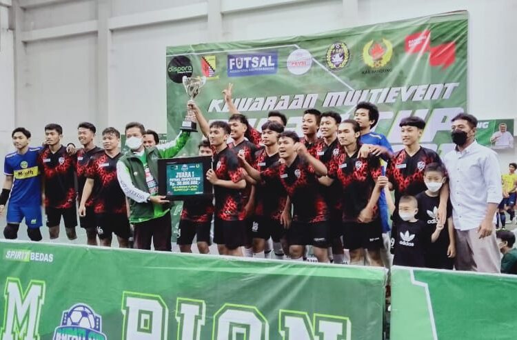 GAF Banjaran Raih Juara Pertama Futsal Bupati Cup 2021, Kadispora: Mencari Talenta yang Mumpuni dalam Cabor Futsal