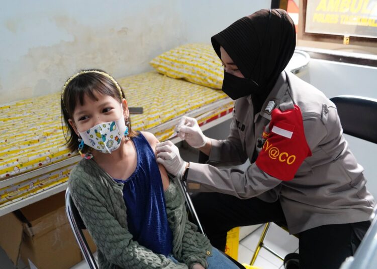 Wakapolres Pimpin Zoom Meeting Launching Vaksinasi Merdeka Anak