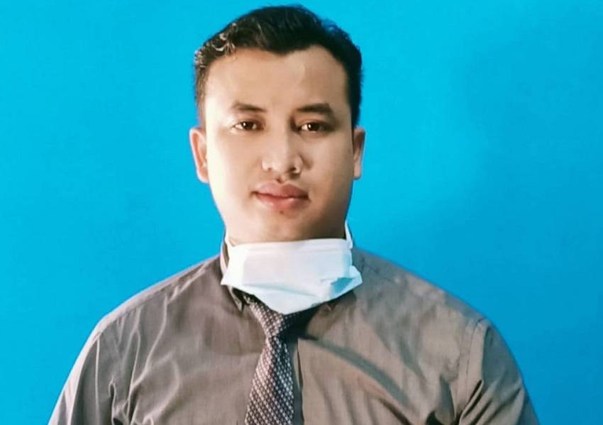 Ketua tim LBH Balinkras Sumedang, Ahmad Kamaludin, S.Sy
