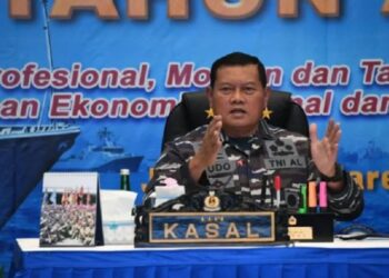 Laksamana TNI Yudo Margono Meminta Prajurit Menangkap PMI Ilegal Sebelum Pergi