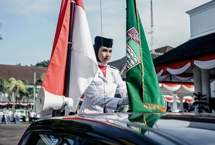 Rangkaian Hari Jadi Ciamis Ke- 380, Bupati Lepas Arak-Arakan Pataka Ke 5 Eks Kewadanaan