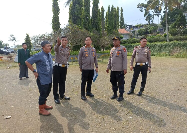 Kapolresta Bandung Tinjau Langsung Lokasi Pemakaman Anak Sulung Gubernur
