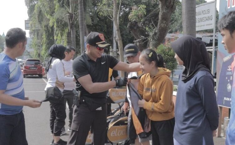 Atlet Bulutangkis Perwakilan Polres Sumedang akan Bertanding pada Kejuaraan Kapolda Cup III