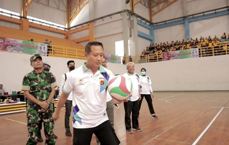 Lomba Voli Piala Kapolresta Bandung Resmi Dibuka, Jadi Rangkaian Jelang HUT Bhayangkara