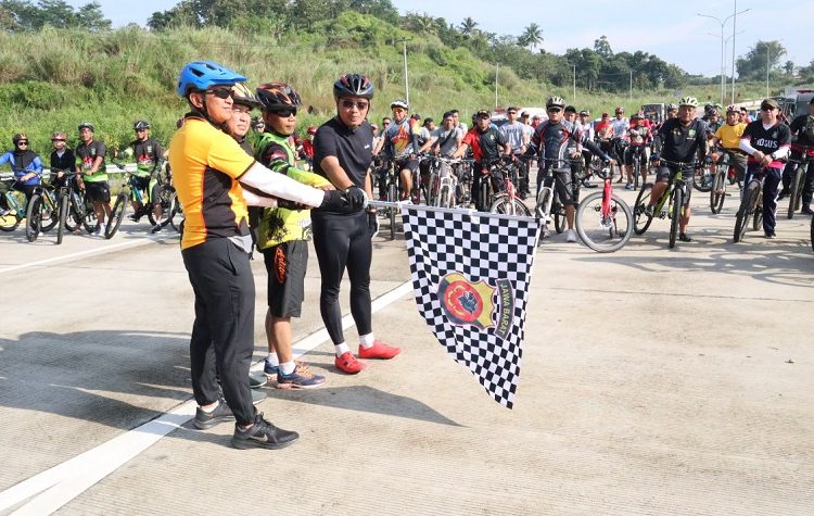 Meriahkan HUT Bhayangkara ke-76, Polres Sumedang Gelar Fun Bike