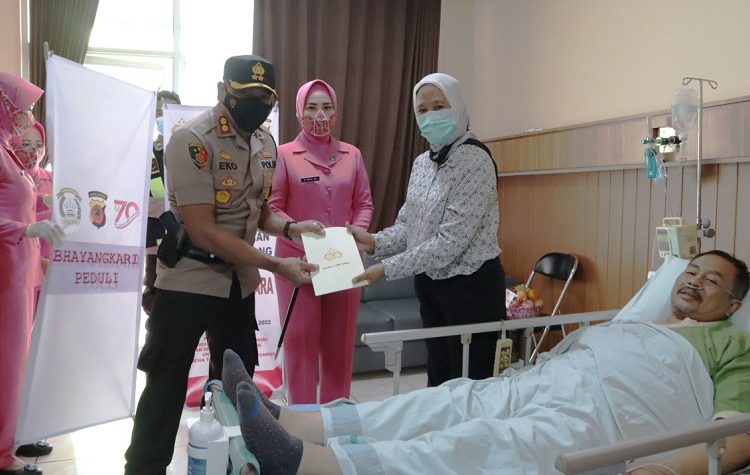 Polres Sumedang, Anjangsana kepada Anggota Sedang Sakit