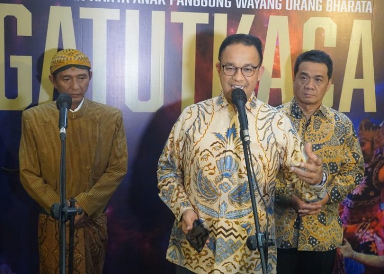 Hadiri HUT Wayang Orang Bharata ke-50, Anies: Budaya Suatu Kehidupan Harus Dijaga