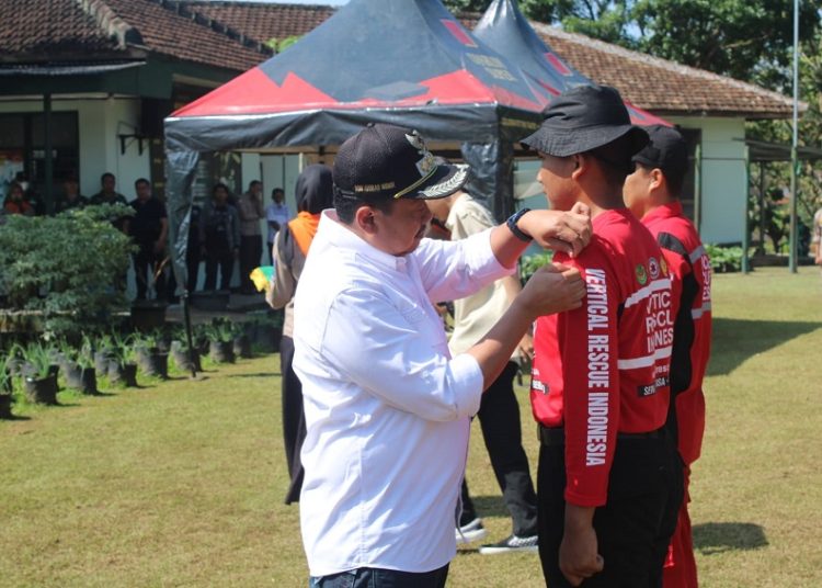 Sekolah Vertical Rescue Tingkat Dasar, Resmi Dibuka Bupati