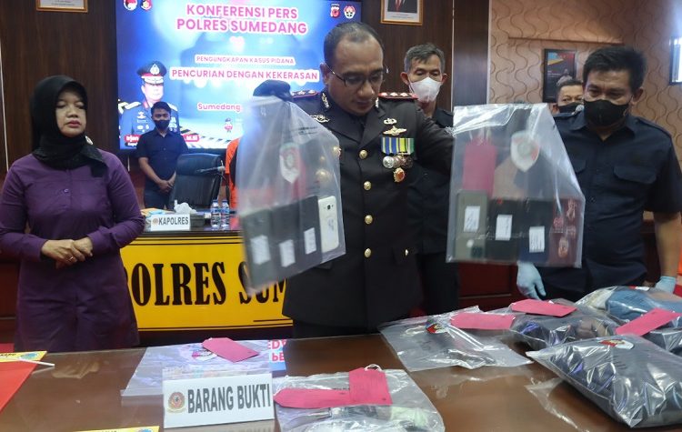 Polres Sumedang Ungkap Tindak Pidana Pencurian dengan Kekerasan