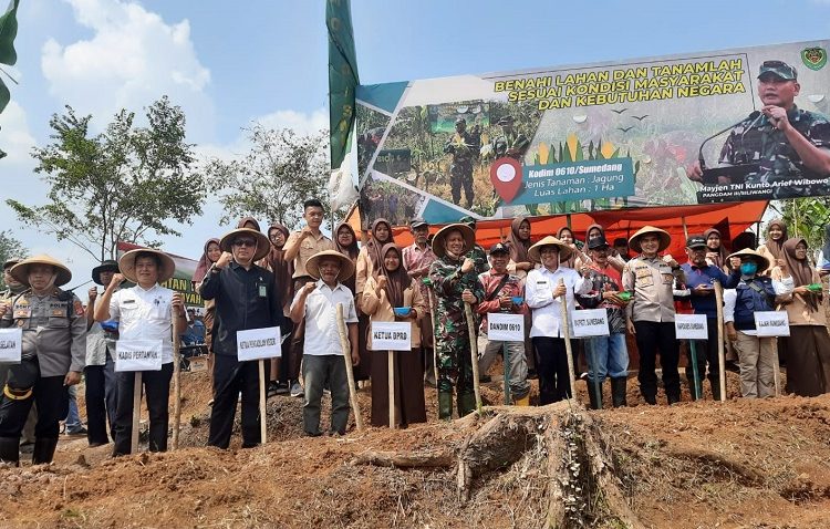 Mendukung Program Ketahanan Pangan, Wakil Mentan Tanam Jagung Serentak