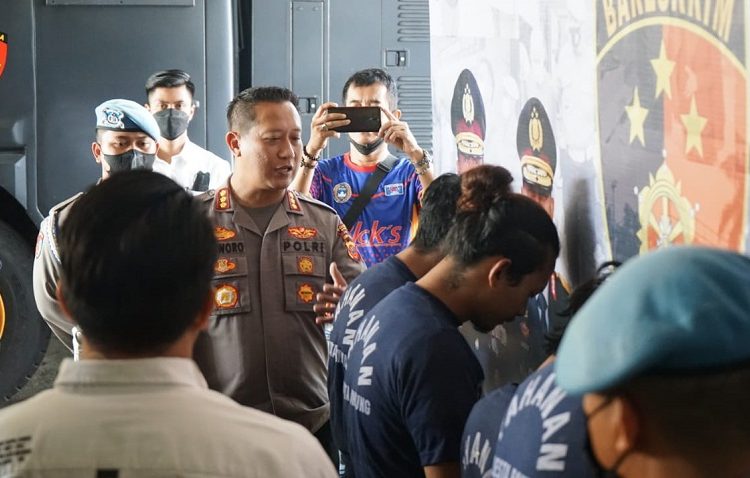 Lima Pelaku Curanmor Tak Berkutik Saat Diringkus Polresta Bandung