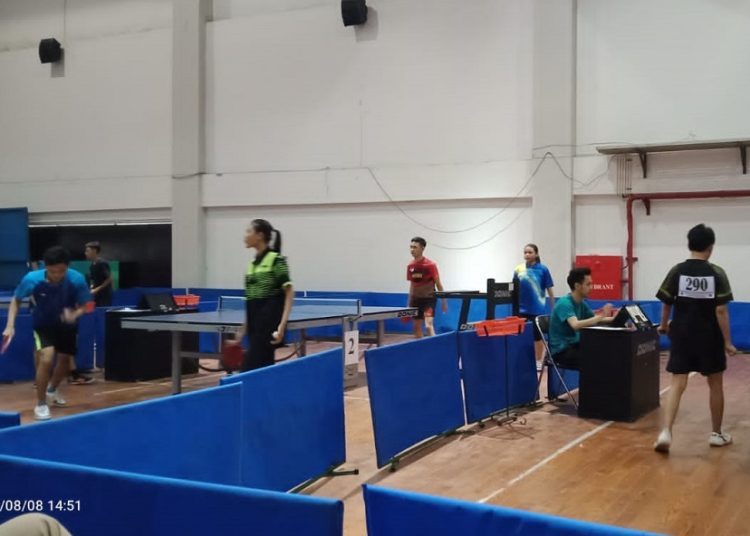 PTMSI Gelar Kejuaraan Tenis Meja Bupati Cup