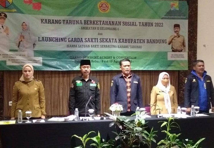 Dinsos Launcing Garda Sakti Sekata, Karang Taruna Berketahanan Sosial