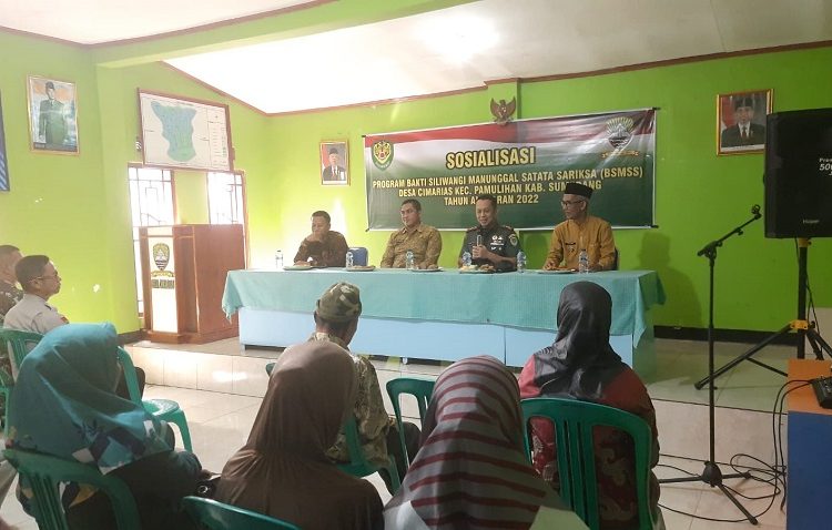 Kodim 0610/Sumedang Sosialisasi Pelaksanaan BSMSS Tahun 2022