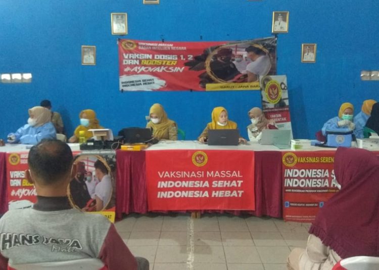Binda Jabar Wilayah Kabupaten Garut Gelar Gebyar Vaksin Dosis 1,2 dan Booster