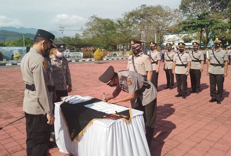 Kapolres: Terimakasih Pejabat Lama atas Dedikasi dan Loyalitasnya