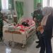 Jajaran Kodim 0610/Sumedang, Jenguk Muhamad Ikbal Ramdani Penderita Jantung Bocor