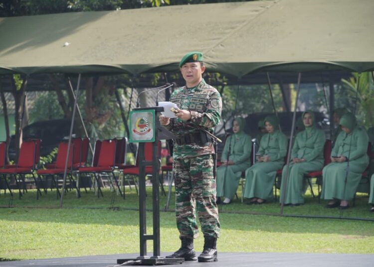 KOREM 062/TN Gelar Upacara Peringatan Hari Juang TNI AD KE 77 Tahun 2022.