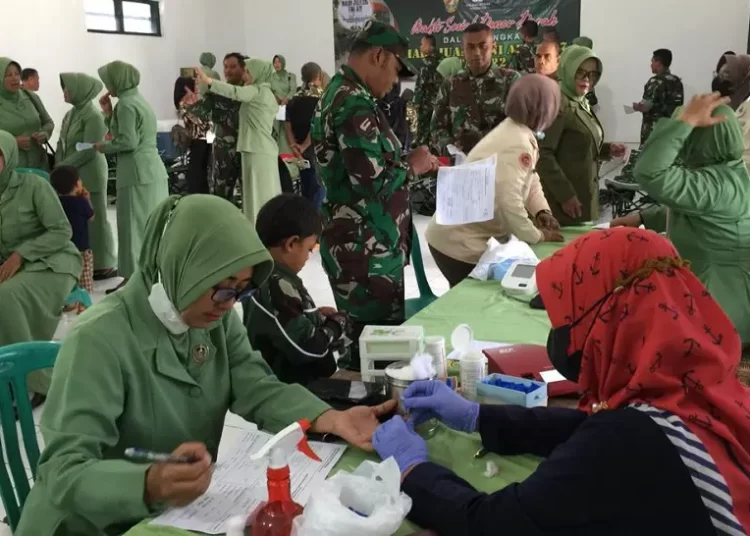 Kodim 0610/ Sumedang Gelar Baksos Donor Darah