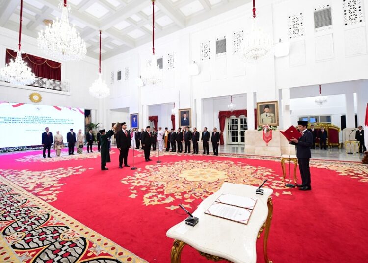 Presiden Jokowi Lantik Dito Ariotedjo sebagai Menpora