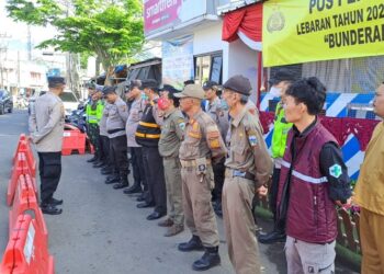 Camat Karangpawitan pimpin Apel Gabungan Pengamanan Lebaran 2023