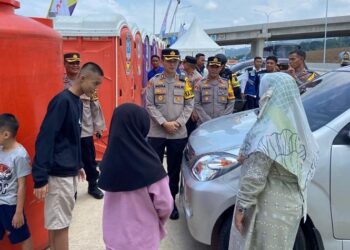 Pastikan Mudik Nyaman, Kapolres Sumedang Cek Rest Area Sementara KM 194 Tol Cisumdawu