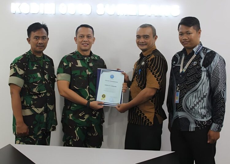Himpun Anggota, Kodim Sumedang Raih Rekor Muri Gelorakan Mars Anti Narkoba BNN RI