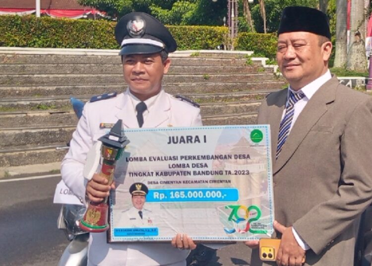 Desa Cimenyan Juara Pertama Lomba Evaluasi Perkembangan Desa 2023
