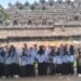 Wujudkan Kepedulian Menjaga dan Melestarikan Peninggalan Sejarah dan Budaya, SMP PCI Sambangi Borobudur