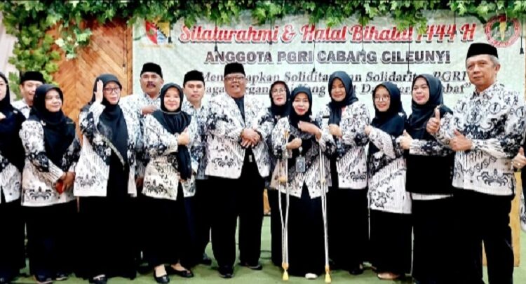 Keluarga Besar PGRI Cabang Cileunyi Halal Bihalal 1444 Hijriah