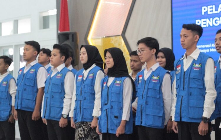 Pelantikan pengurus Kompenas priode 2023-2024 di Gedung Pendopo, Garut. Minggu (14/5/2023).